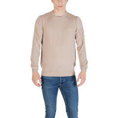 Beige Polyester Sweatshirt