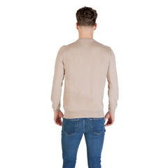 Beige Polyester Sweatshirt