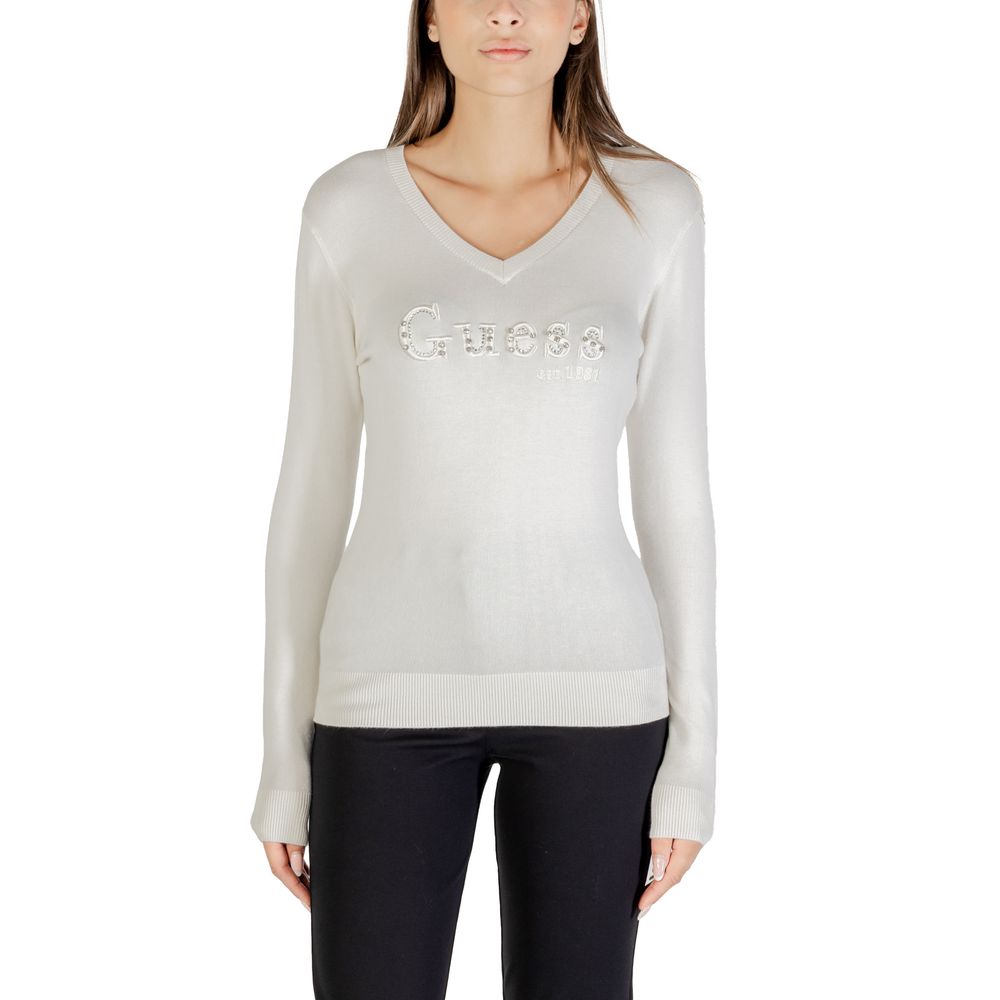 Cream Viscose Sweatshirt