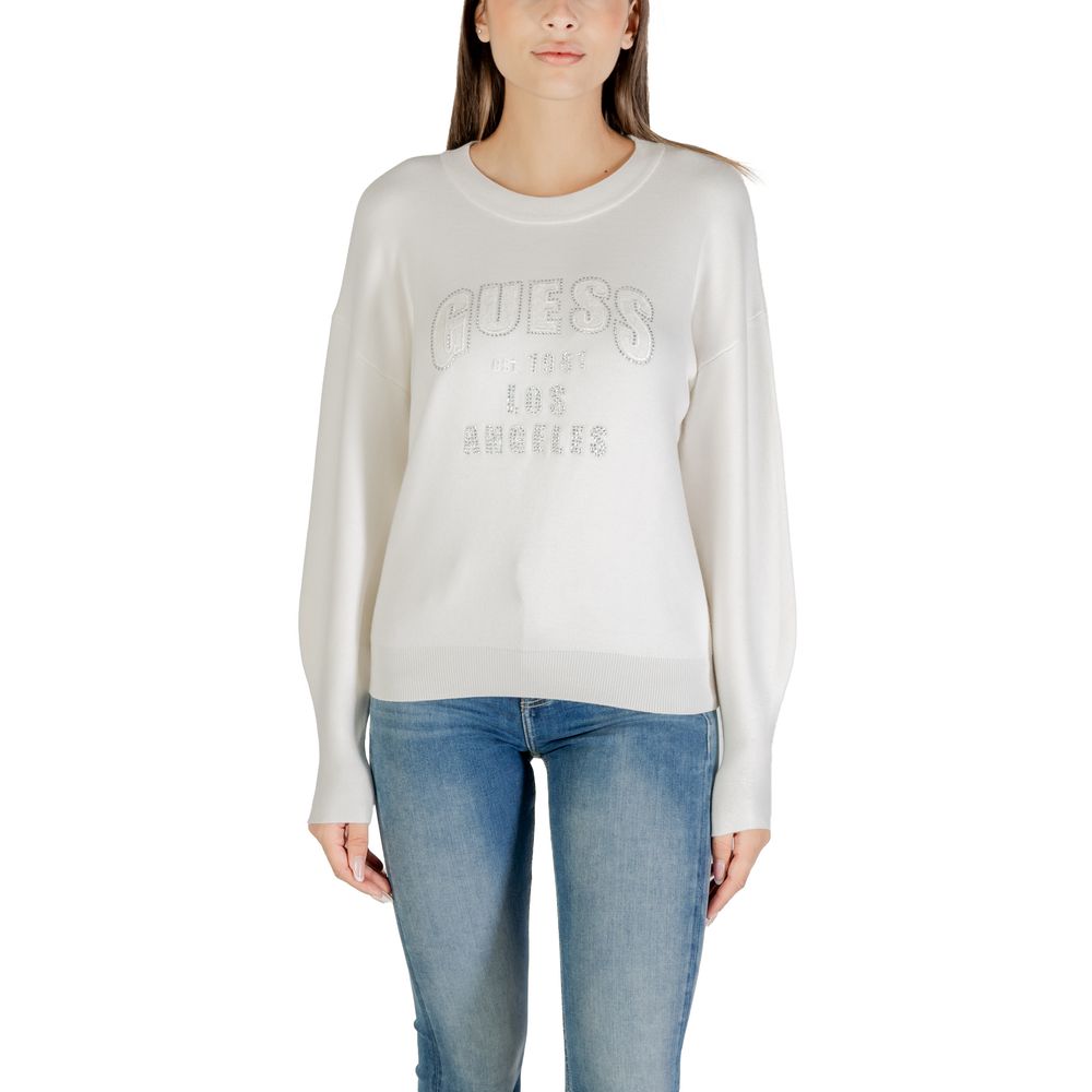 Cream Viscose Sweatshirt