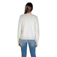Cream Viscose Sweatshirt