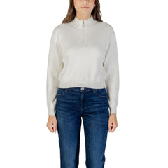 Cream Viscose Sweatshirt