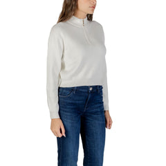 Cream Viscose Sweatshirt