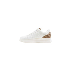 Beige Synthetic Low Top Sneakers