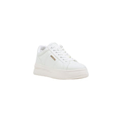 White Polyethylene Platform Sneakers