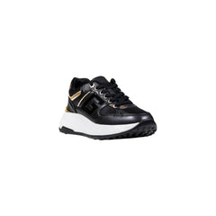 Black Polyethylene Chunky Sneakers