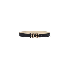 Black Polyester Thin Belt