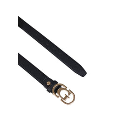 Black Polyester Thin Belt