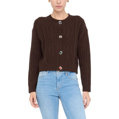 Brown Wool Cardigan