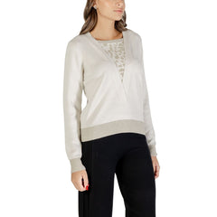 White Viscose Sweatshirt