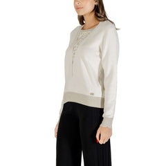 White Viscose Sweatshirt