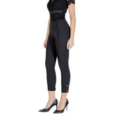 بنطال كاجوال أسود من البوليستر