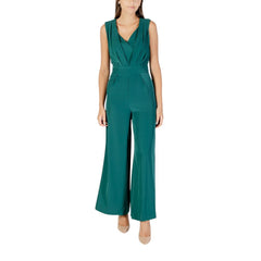 Bicolor Polyester Jumpsuit