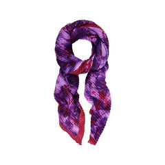 Purple Polyester Foulard