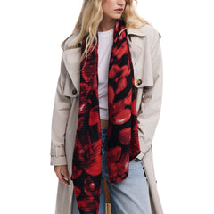 Black Polyester Scarf