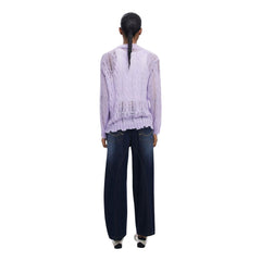 Purple Polyamide Sweatshirt