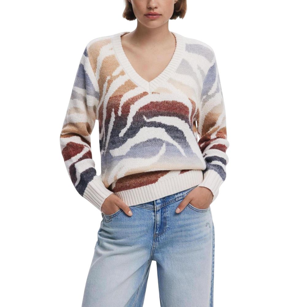 Cream Marabou Sweatshirt