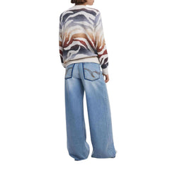 Cream Marabou Sweatshirt