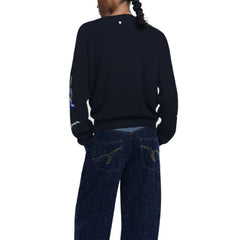 بلوزة قطنية سوداء