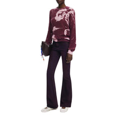Purple Polyamide Sweatshirt