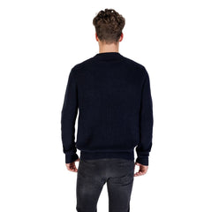 بلوزة قطنية زرقاء