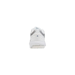 White Synthetic Athletic Sneakers