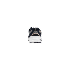 Black Suede Leather Athletic Sneakers