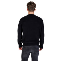 Black Cotton Sweatshirt