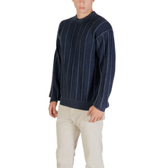 بلوزة قطنية زرقاء