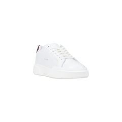 White Leather Chunky Sneakers