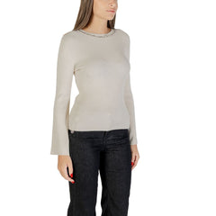 Beige Viscose Sweatshirt