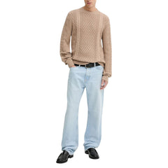 Beige Recycled Cotton Sweatshirt