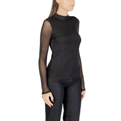 Black Recycled Polyester Blouse