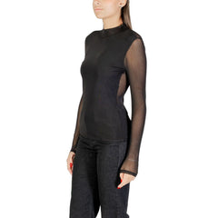 Black Recycled Polyester Blouse
