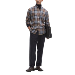 Beige Cotton Pattern Shirt