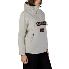 Beige Polyamide Shell Jacket