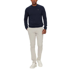 بلوزة قطنية زرقاء