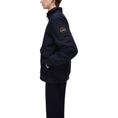 معطف أزرق من البولي أميد