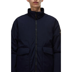 معطف أزرق من البولي أميد