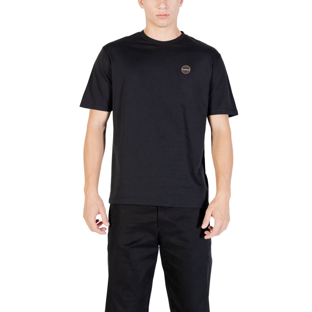 Black Cotton T-Shirt