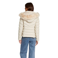 Beige Polyethylene Jackets And Coat