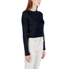 Black Marabou Sweatshirt