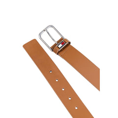 Beige Leather Regular Belt