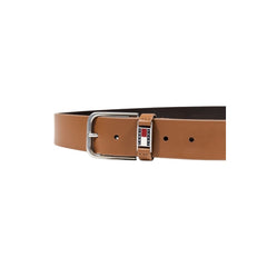 Beige Leather Regular Belt