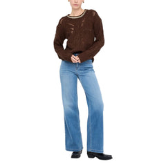 Brown Marabou Sweatshirt