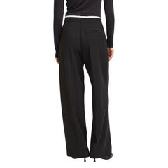 Black Polyester Pants