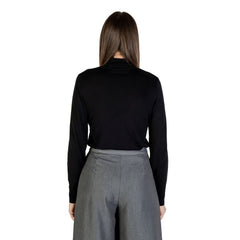 Black Viscose Turtleneck