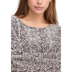 Brown Polyester Sweatshirt