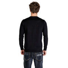 Black Viscose Sweatshirt