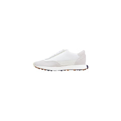 White Leather Athletic Sneakers